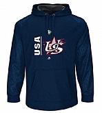 USA Baseball Majestic World Baseball Classic Team Icon Fleece Pullover Hoodie Navy Graphite,baseball caps,new era cap wholesale,wholesale hats